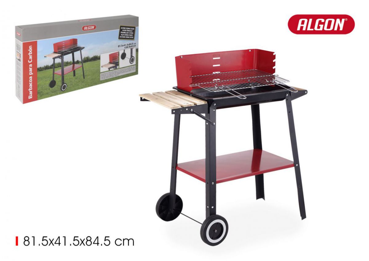 Barbecue C/Rodas 86.5x41.5cm Algon Bbq — referência BY01010578220