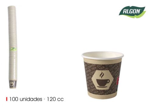 Set100 Copo De Cafe De Cartao 120cc Algon — vista 1