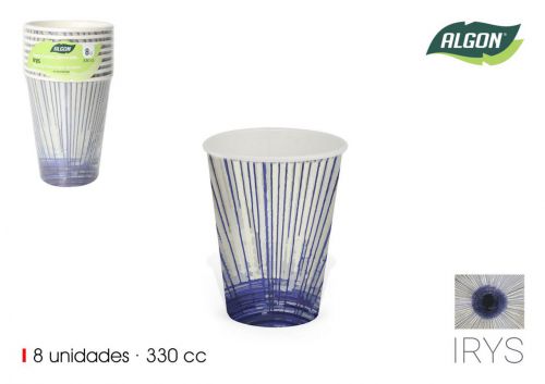 Cartone Bianco Bicchiere 330cc Algon — vista 1