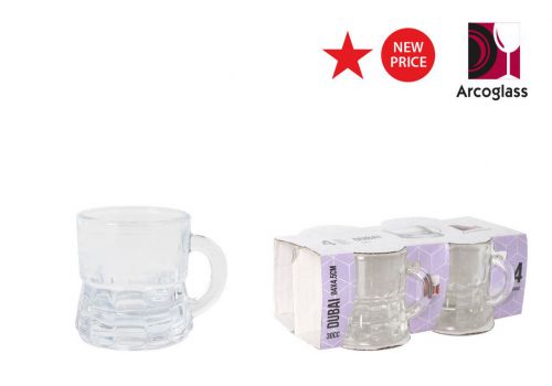 Y Set 4 Vasos Chupito 30cc C/Asa Dubai Ag — vista 1