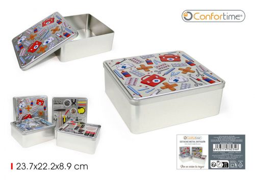 Estojo Metalico Para Kit De Primeiros Socorros Con — referência BY03030178234