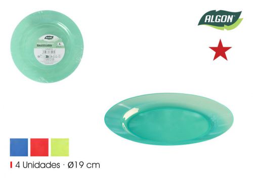 Prato De Plastico Algon — vista 1