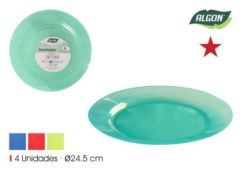 Prato De Plastico Algon — referência BA01054777917