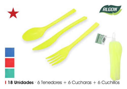 Talheres De Plastico Algon — vista 1