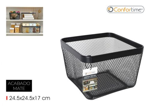 Cesto De Arrumaçao Em Metal Confortime — vista 1