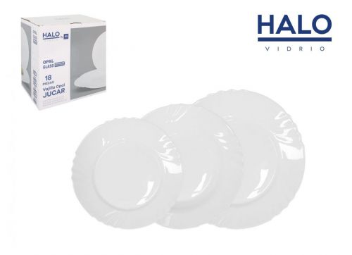 Conjunto De Jantar Halo Jucar Vermelho Opala 18 — referência FM1116NZ518