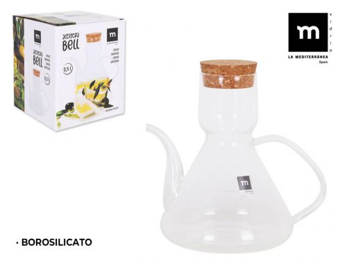 Lata De Óleo De Borosilicato Bell Com Tampa. — vista 1
