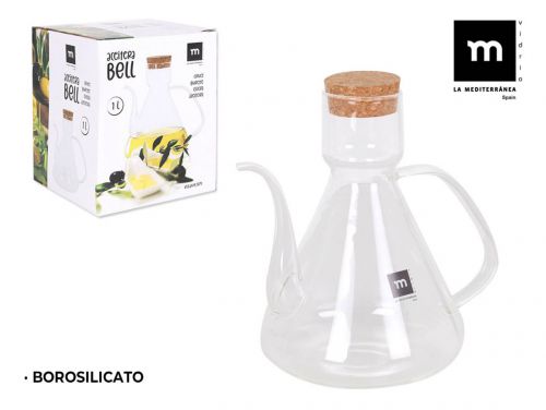 Aceitera Borosilicato C/Tapon 1000cc Bell — referência 417560G