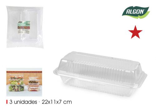 Recipiente Com Tampa Articulada Algon — vista 1