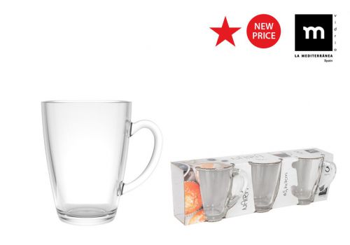 Conjunto De 3 X-Caras De Café De 90cc Naira Md — vista 1