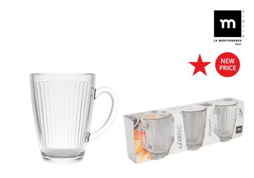 Conjunto De 3 X-Caras De Café De 90cc Com A Inscri — vista 1