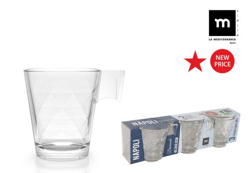 Y Set 3 Tazas Cafe 8 Cl Napoli Diamond
