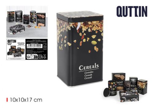 Frasco Metalico Cereais Quttin — vista 1
