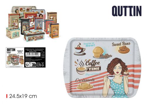 Bandeja De Metal Quttin — vista 1
