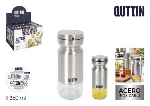 48 Azeiteira Inox 360ml Quttin — referência BQ01011778041