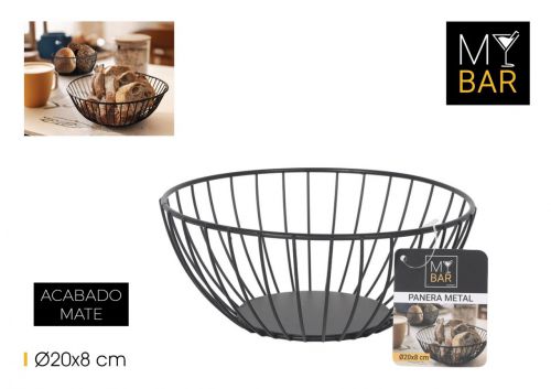 Cesto De Pao Em Metal My Bar — referência BY01011078017