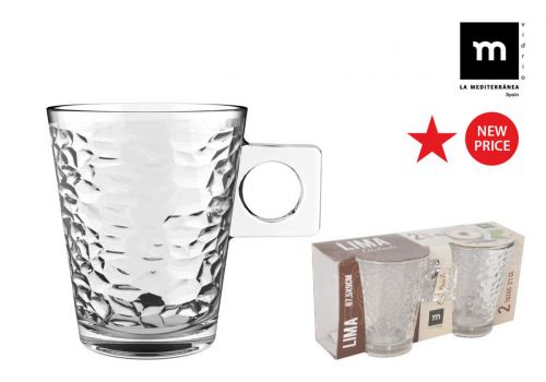 Yset 2 Tazas Café C/Leche 21cl Lima Abstracto — referência 829600113