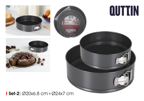 Molde Horno Set2 20x6.8+24x7cm Quttin — vista 1