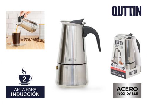 24 Cafeteira 2 Tacas Inducao Quttin — referência BQ01100878216