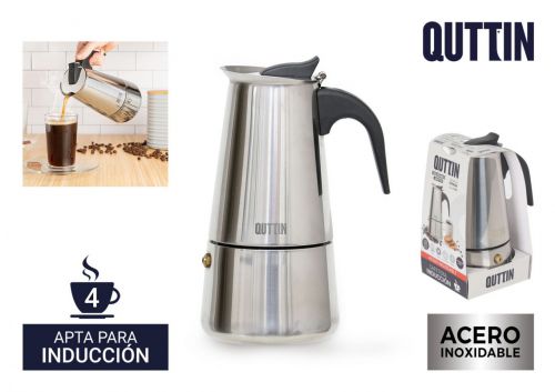 24 Cafeteira 4 Tacas Inducao Quttin — vista 1