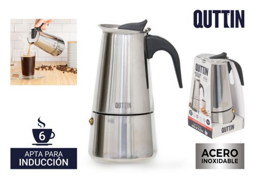 24 Cafeteira 6 Tacas Inducao Quttin — vista 1