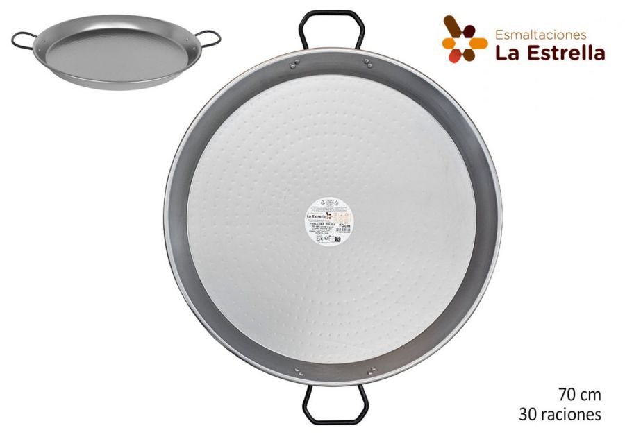 Panela De Paella Polida 70 Cm 30 Porçies — referência 217800570
