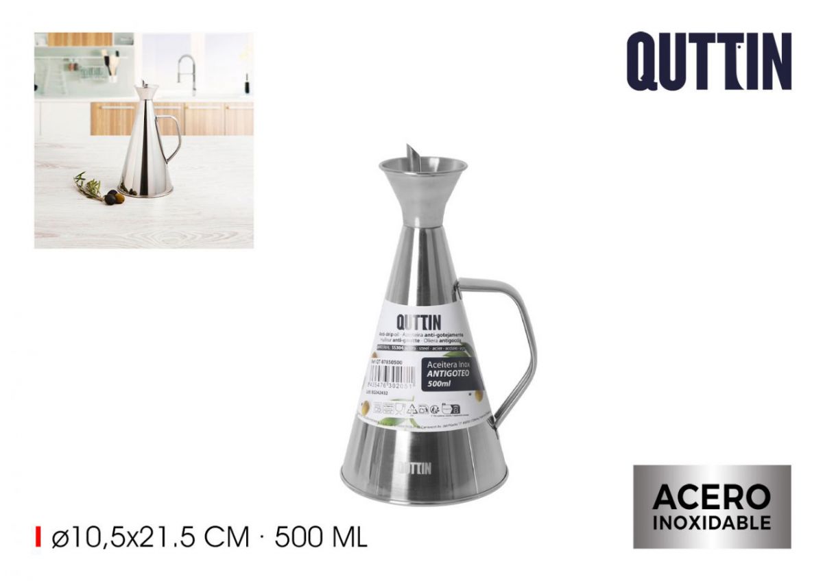 Qt  Recipiente De Óleo Antigotejamento Em Aço In — referência QT87850500