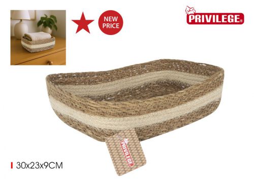 Ycesta Conica Mimbre Rec  30x23x9cm Privilege — vista 1