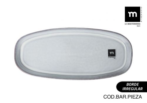Fuente Oval 28.5x12.7x2.2cmblack Clay Md — vista 1