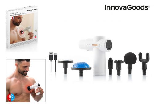 Pistola De Massagem Muscular Com Frio E Calor Hokg — vista 1