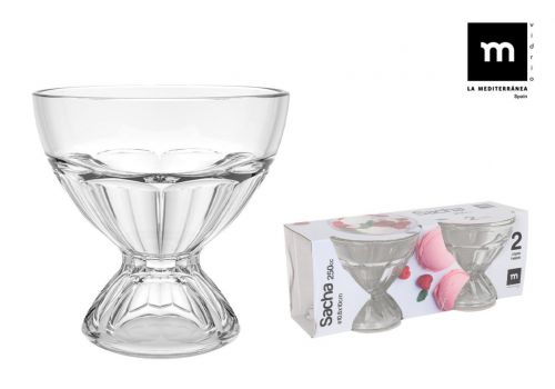 Set 2 Copas Helado 250cc Sacha — vista 1
