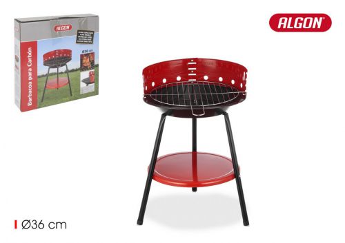 Barbecue Rodada 36cm Algon Bbq — referência BY01018278221