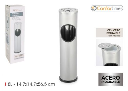 Cinzeiro Ss 8l Confortime — vista 1