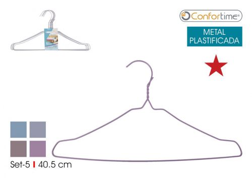 Cabides De Metal Plastificado Confortime — vista 1