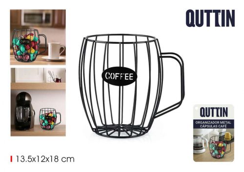 Organizador De Capsulas De Cafe Em Metal Quttin — referência BY01011078504