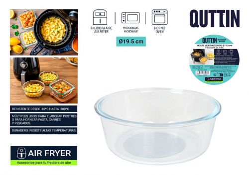 Molde De Vidro Para Fritadeira De Ar Quente Quttin — vista 1