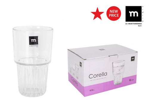 Y Set 6 Vasos 475ml Corella Md — vista 1