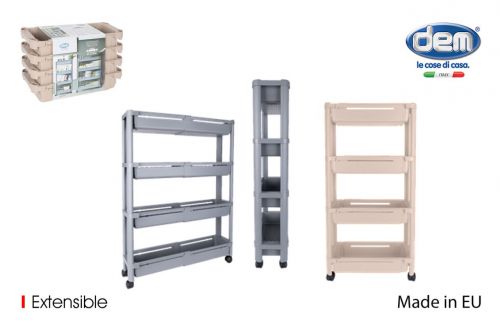 Carrinho Multiuso Extens-Vel Beclassic Com 4 Cesto — vista 1
