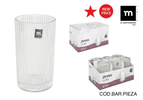 Zenya 420cc Vidro Transparente De Alta Qualidade — vista 1