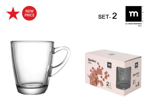 Y Set 2 Tazas 320c Quebec Md — vista 1