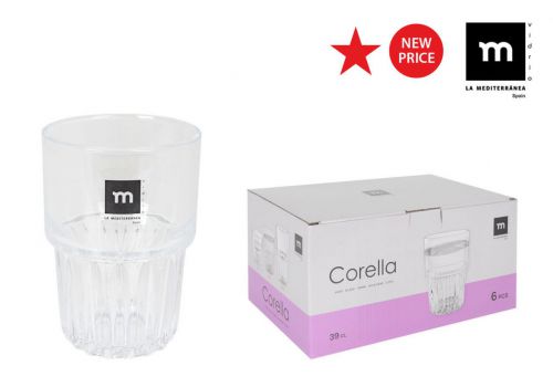 Y Set 6 Vasos 390ml Corella Md — referência 1123961713