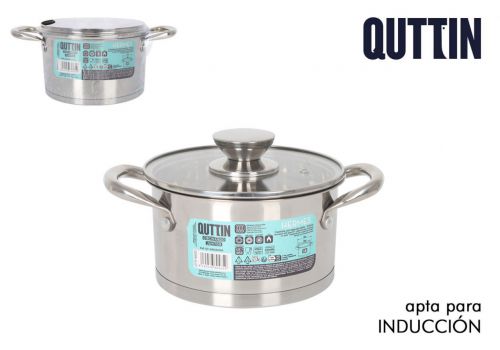 Caçarola Industrial De Aço Inoxidável De 16 Cm 1 — referência QT-49103016E