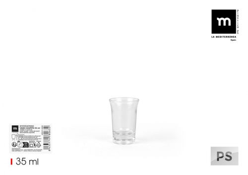 Copo De Catuaba 35ml Ps La Mediterranea — referência BY01054678063