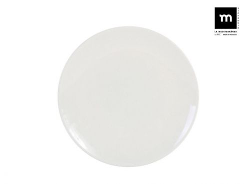 Prato Plano 26cm Monaco Ivory Brilho — vista 1