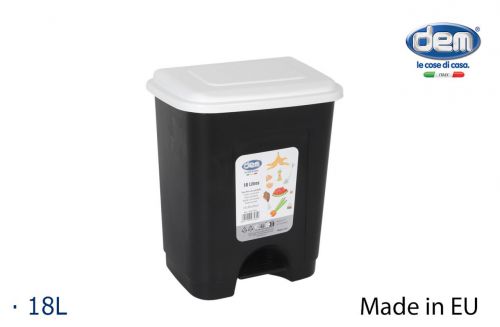 Balde Com Pedal 18l Ecoponto Tampa Branca — referência 8542RA7