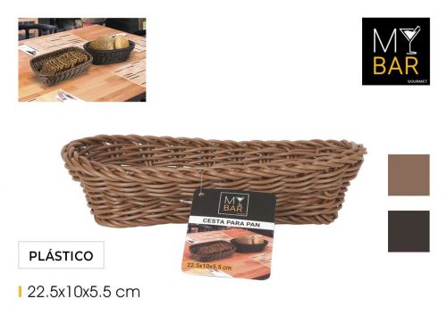 Cesto De Pao Rectangular My Bar — referência BY07021678126