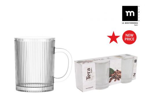 Conjunto De 2 Canecas De 250ml Tera — vista 1