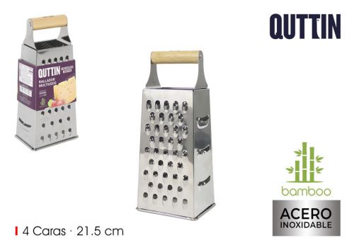 Ralador Multiusos Com Cabo De Madeira Quttin — referência BQ01015178764