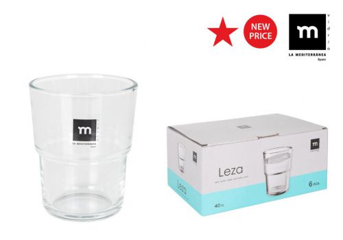 Y Set 6 Vasos 400ml Leza Md — vista 1
