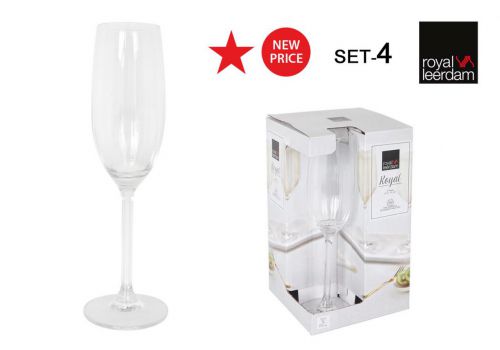 Conjunto De 4 Taças De Champanhe Royal 22cl 56